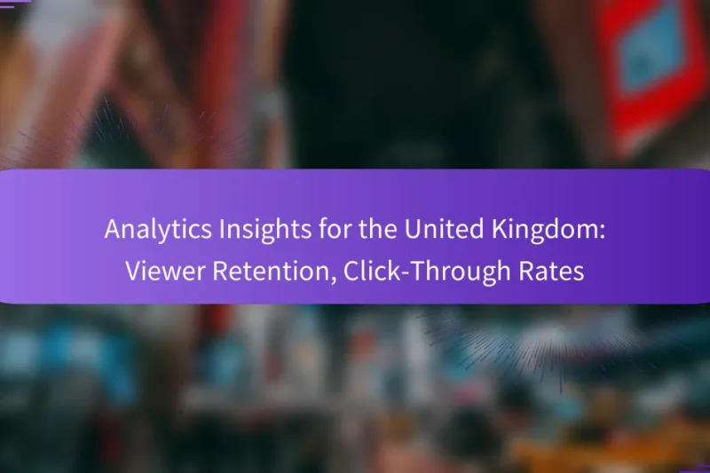 Analytics Insights for the United Kingdom: Viewer Retention, Click-Through Rates
