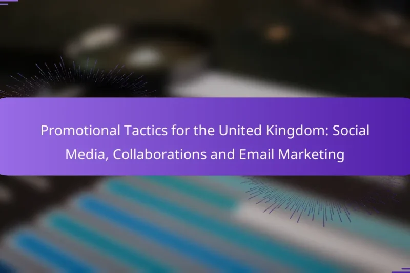 Promotional Tactics for the United Kingdom: Social Media, Collaborations and Email Marketing