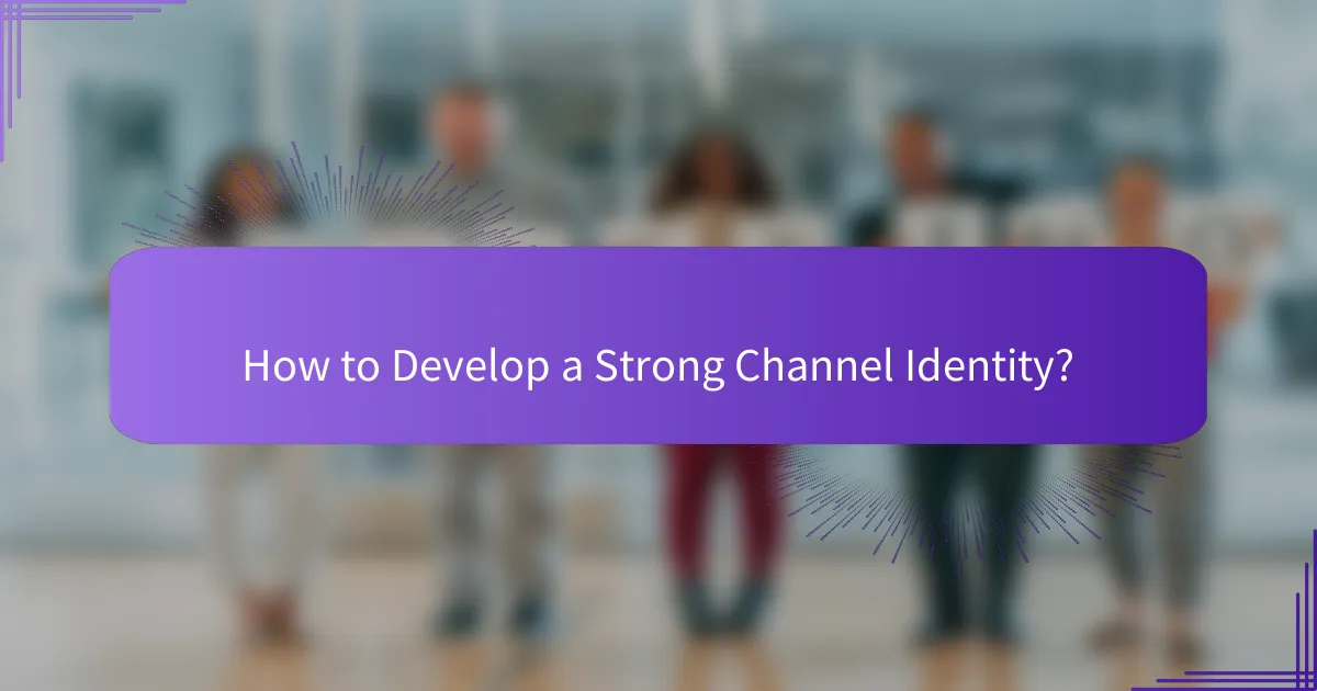 How to Develop a Strong Channel Identity?